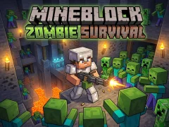 Gioco Mineblock Zombie Survival in linea