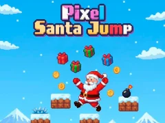 Gioco Pixel Santa Jump in linea