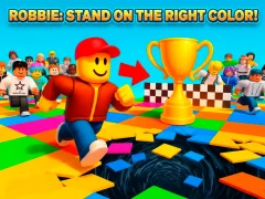 Gioco Robbie: Stand on the Right Color! in linea