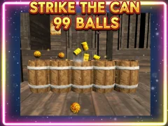 Gioco Strike The Can 99 balls in linea
