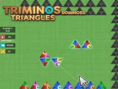 Gioco Triminos Dominoes Triangles in linea