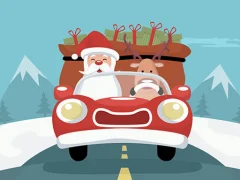 Gioco Santa Giving Presents Jigsaw in linea