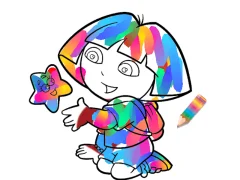 Gioco Jungle Girl: Coloring Pages in linea