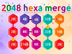 Gioco 2048 Hex Chain Merge in linea
