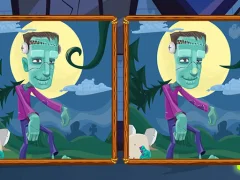 Gioco Halloween Find the Differences in linea