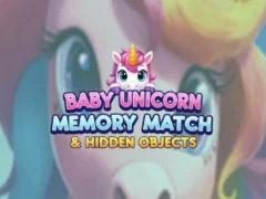 Gioco Baby Unicorn Memory Match & Hidden Objects in linea