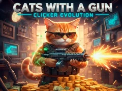 Gioco Cats with a Gun Clicker Evolution in linea