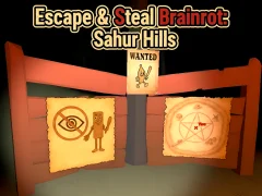 Gioco Escape & Steal Brainrot: Sahur Hills in linea