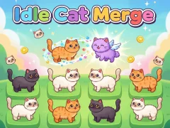 Gioco Idlle Cat Merge in linea