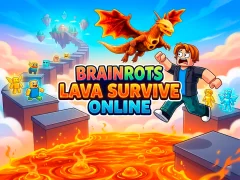 Gioco Brainrots Lava Survive Online in linea