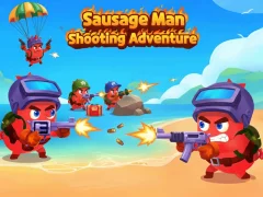Gioco Sausage Man Shooting Adventure in linea