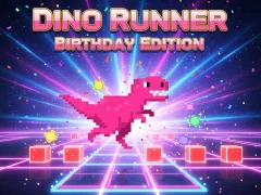 Gioco Dino Runner Birthday Edition in linea