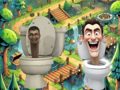 Gioco Skibidi Toilet Cross The Road in linea