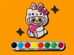 Gioco Labubu Coloring Adventure in linea