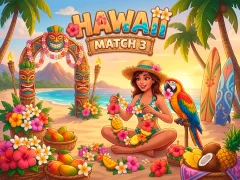 Gioco Hawaii Match 3 in linea