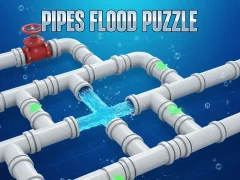 Gioco Pipes Flood Puzzle in linea
