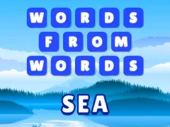 Gioco Words from words: Sea in linea