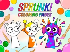 Gioco Sprunki Coloring Pages in linea