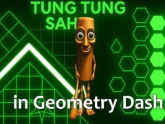 Gioco Tung Tung Sahur in Geometry Dash in linea