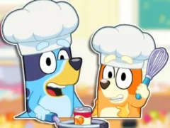 Gioco Jigsaw Puzzle: Bluey & Bingo Fancy Cooking in linea