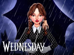 Gioco Celebrity Wednesday Addams Style in linea