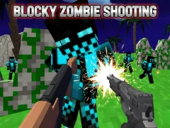 Gioco Blocky Zombie Shooting in linea
