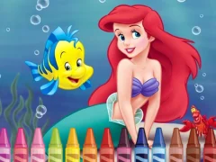 Gioco 4GameGround Little Mermaid Coloring in linea
