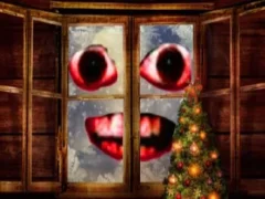 Gioco New Year: Santa Claus outside the window in linea