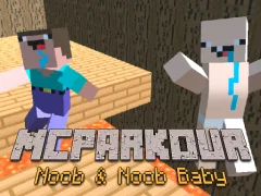 Gioco MCParkour Noob & Noob Baby in linea