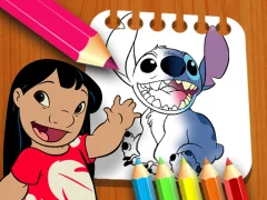 Gioco Lilo and Stitch Coloring Book in linea