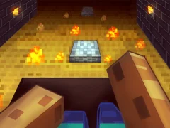 Gioco Parkour in the cave 3D in linea