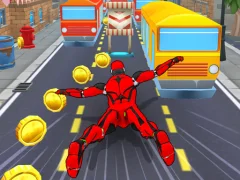 Gioco Subway Run Superhero Robot in linea