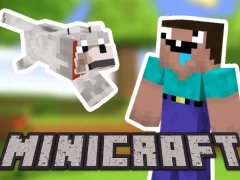 Gioco Minicraft: Steve And Wolf Adventure in linea