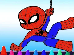 Gioco Spiderman Coloring book in linea