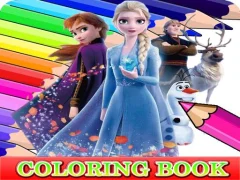 Gioco Coloring Book for Frozen Elsa in linea