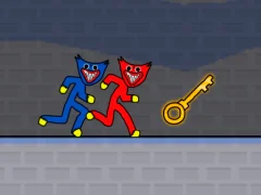 Gioco Stickman Huggy Party Duo in linea
