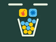Gioco Filled Glass 5 Fire & Ice in linea