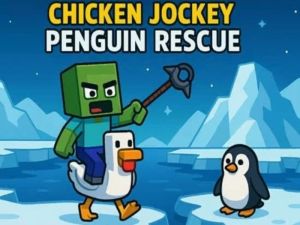 Gioco Jockey di pollo: Penguin Rescue in linea
