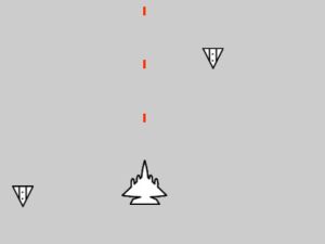 Gioco Battaglia aerea minimalista in linea
