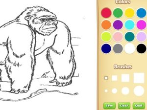 Gioco Libro da colorare di zoo animali per bambini in linea
