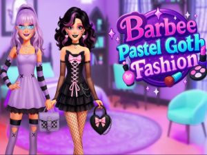 Gioco Barbee Pastel Goth Fashion in linea
