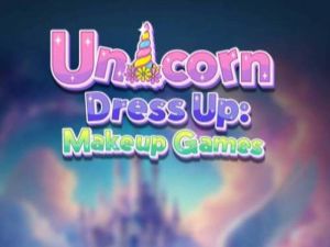 Gioco Dress up di unicorno: giochi per il trucco in linea