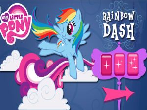 Gioco Rainbow Dash Cloud Bump in linea