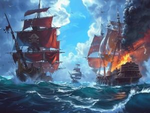 Gioco Navi pirati: costruisci e combatti in linea