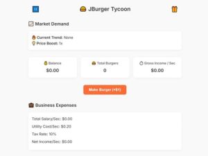 Gioco Jburger Tycoon in linea