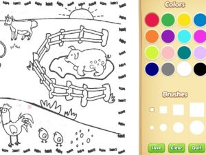 Gioco Libro da colorare agricolo per bambini in linea