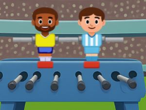 Gioco Kick Pong Table Soccer in linea