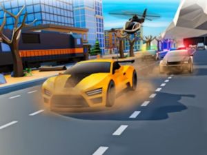 Gioco Auto della polizia insegui zigzag Escape 3D in linea