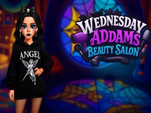 Gioco Mercoledì Addams Beauty Salon in linea