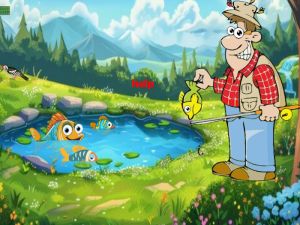 Gioco Recuperare i pesci dal pescatore in linea